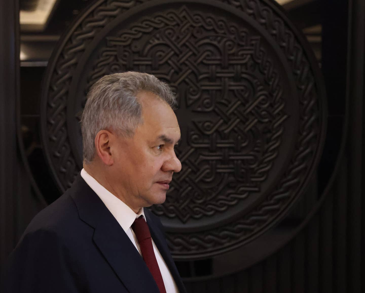 Russian Defense Minister Sergei Shoigu met with counterparts from nine nations, including Iran and China virtually, on Friday. (Photo by Contributor/Getty Images)