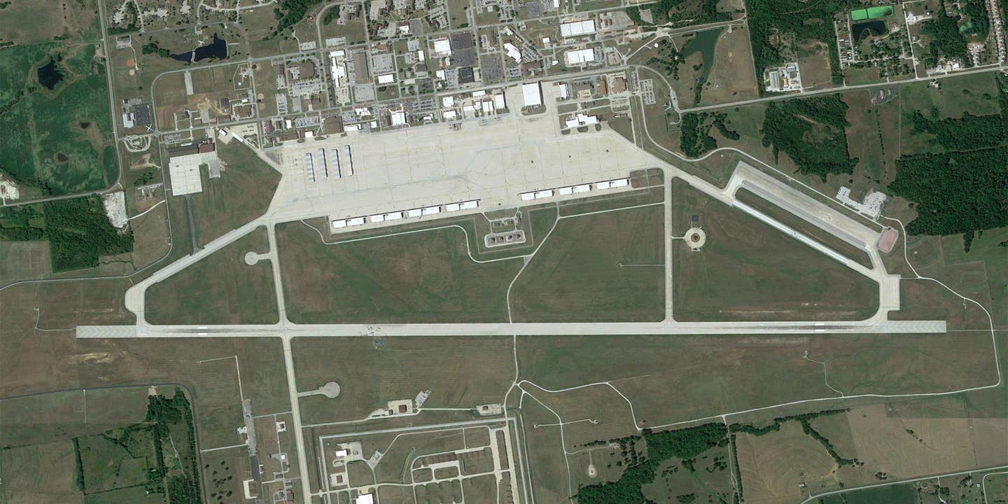 Whiteman Air Force Base's only runway closed