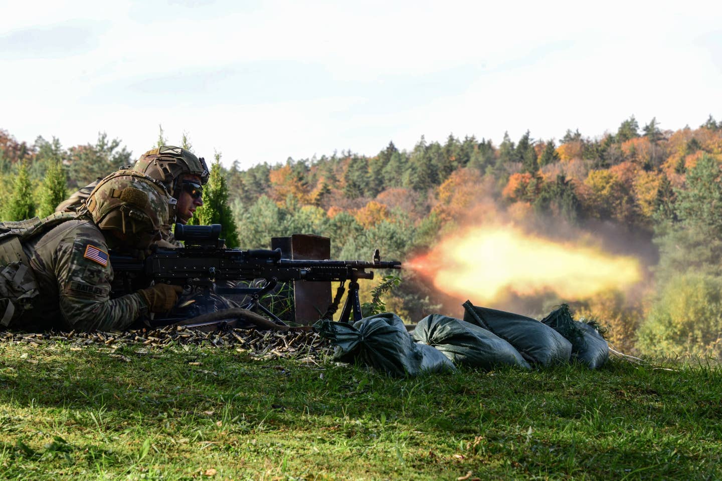 Live fire exercise at the 7th Army Training Command range in Grafenwoehr, Germany, where expanded training for Ukrainian troops will take place. (U.S. Army photo by Spc. Ryan Parr)
