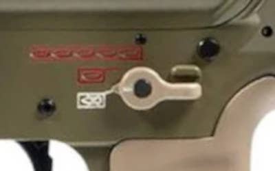 A close-up of the HK416 A8's fire selector lever. <em>Heckler &amp; Koch</em>