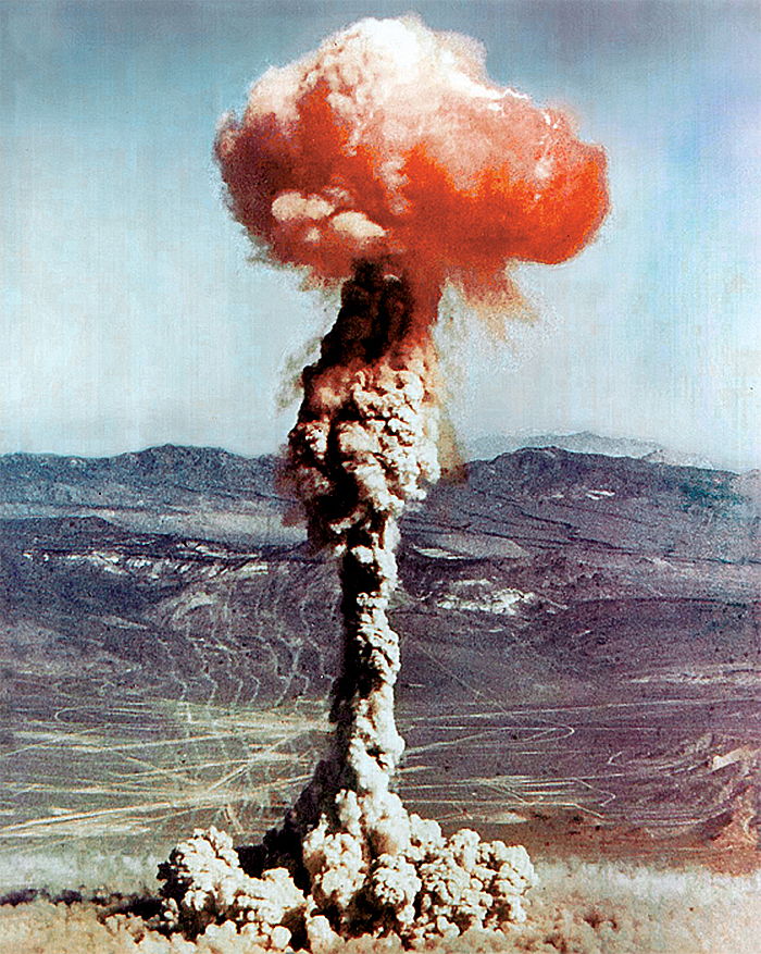 The 14-kiloton test shot Charlie of Operation Buster–Jangle at the Nevada Proving Grounds on 30 October 1951.