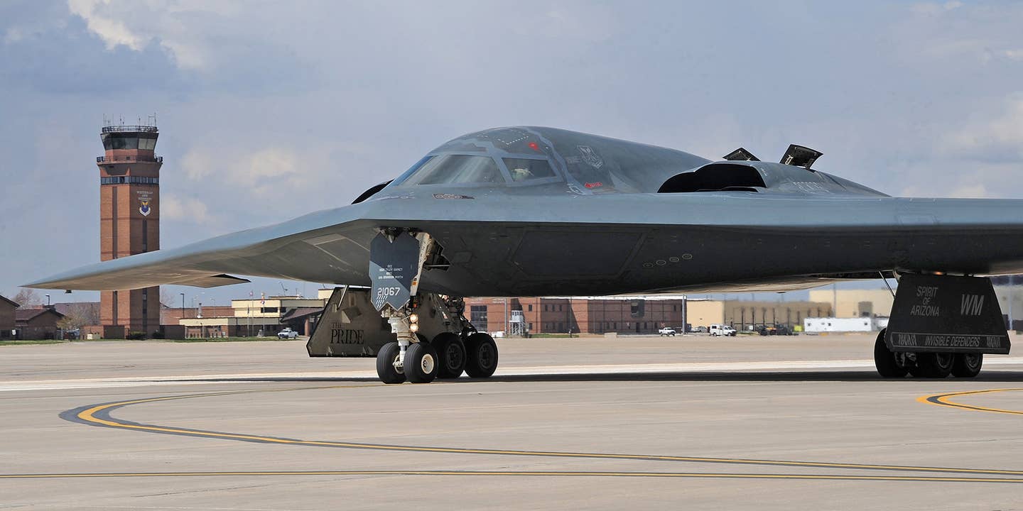 B-2 Spirit Stealth bomber still damaged on Whiteman Air Force Base's only runway