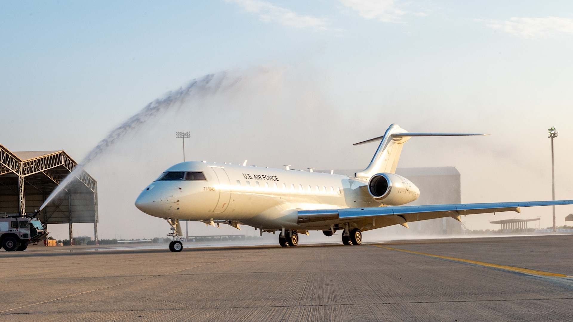 Newest Air Force E-11A BACN Networking Jet Deploys To Saudi Arabia