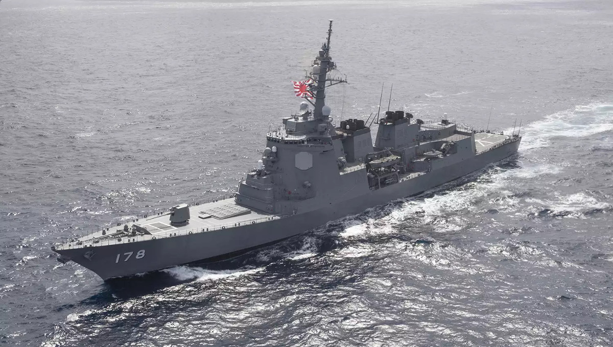 The Japanese&nbsp;<em>Atago</em> class destroyer&nbsp;<em>Ashigara.</em> <em>Credit:&nbsp;USN</em>