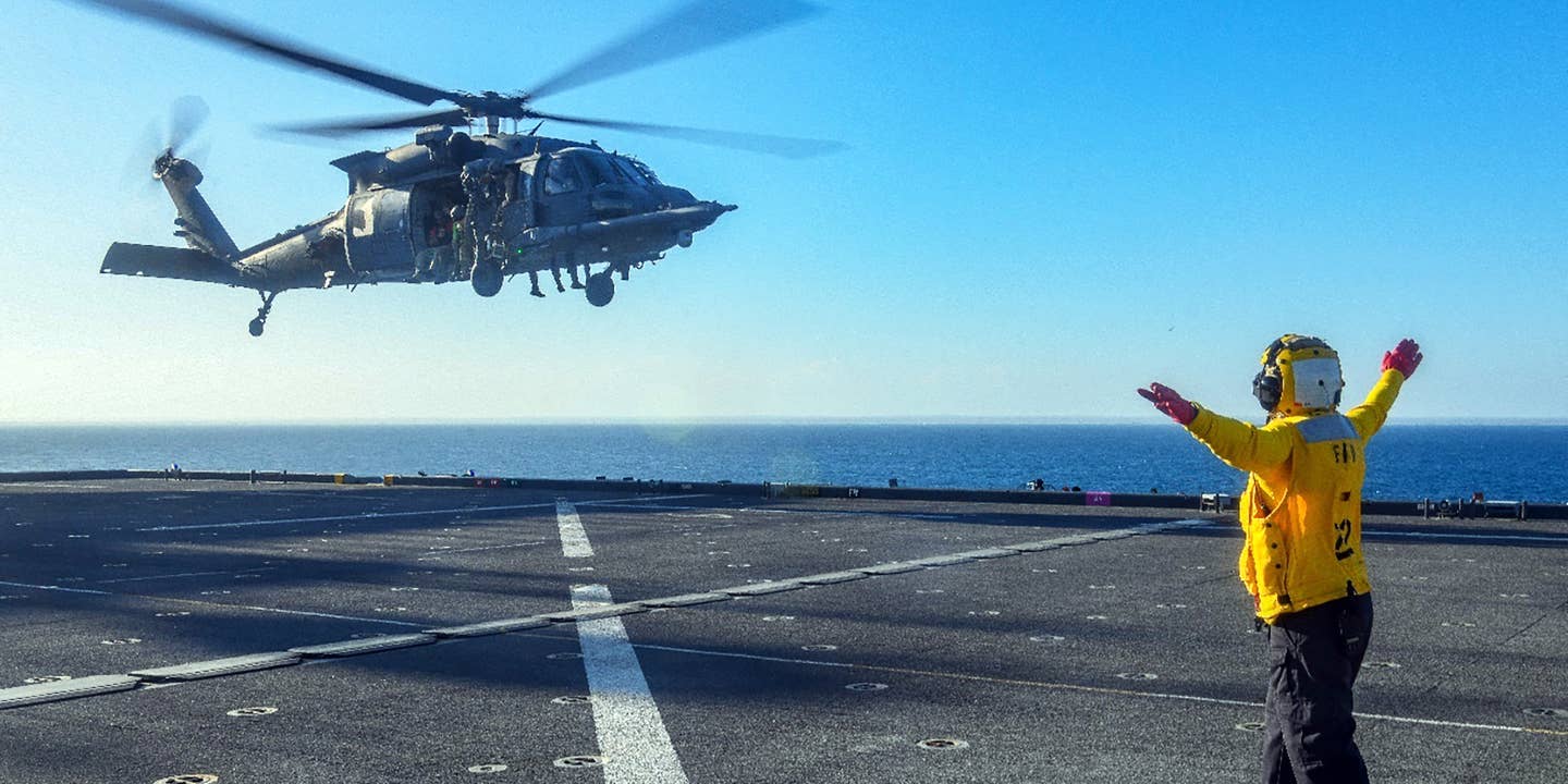 HH-60W Jolly Green II on first operational deployment