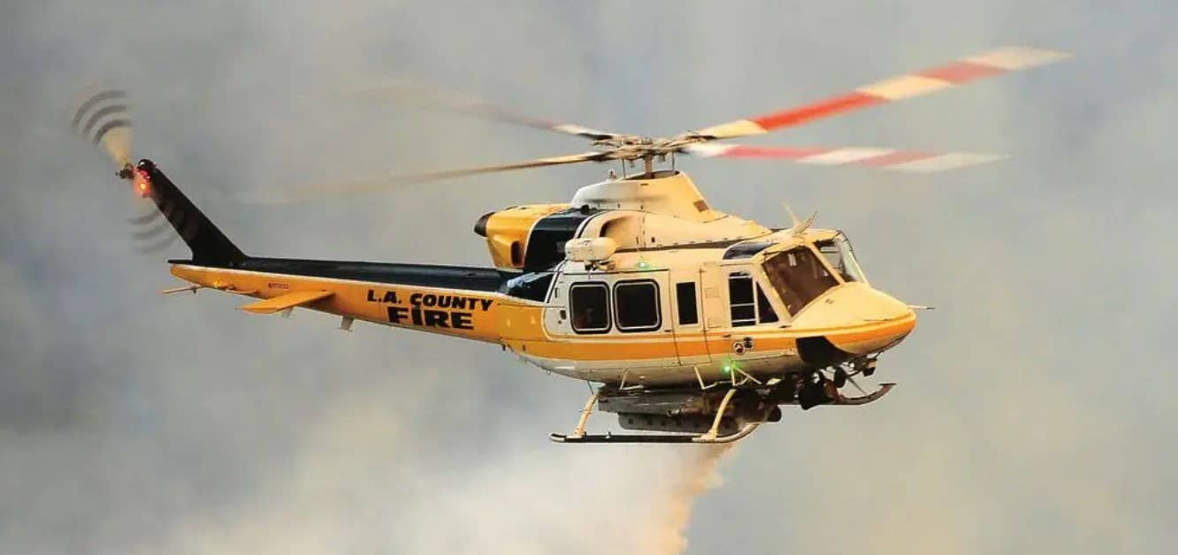 A Bell 412 configured for firefighting duty. <em>Bell</em>