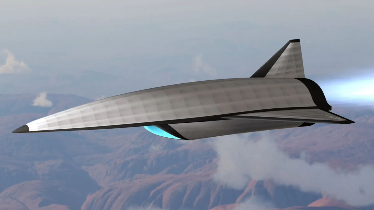 A rendering of a hypersonic air vehicle that Leidos released after receiving the Mayhem contract award. <em>Leidos</em>