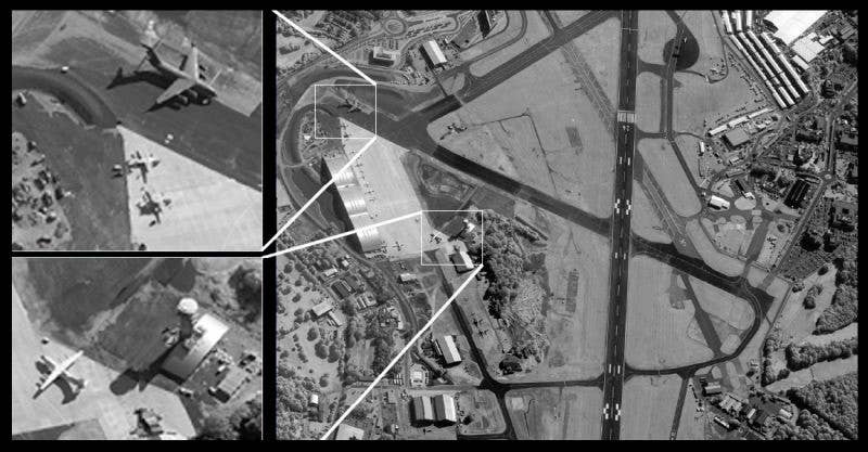 An example of imagery taken using the SYERS-2. <em>UTAS (Now Collins Aerospace)</em>