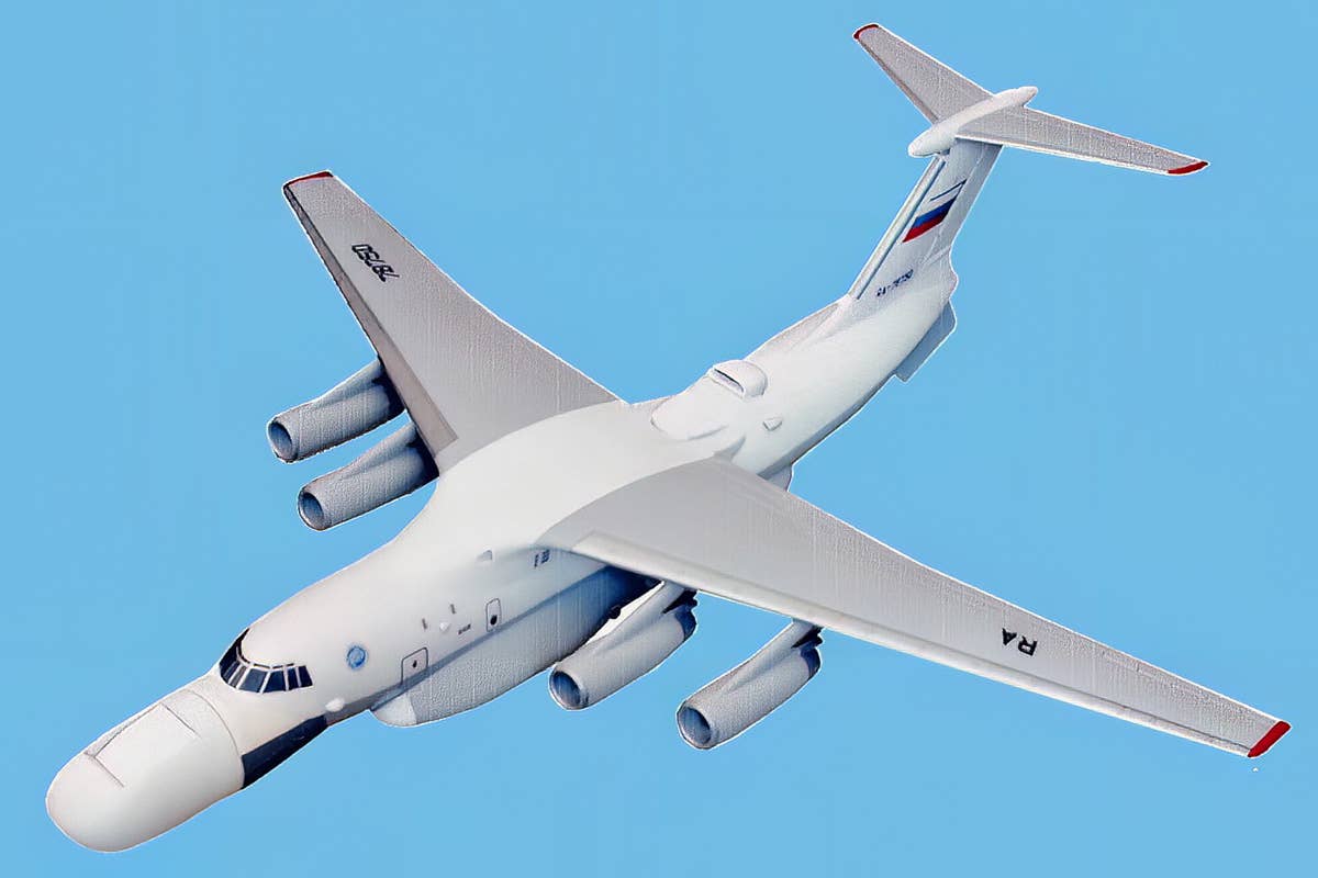 Another&nbsp;possible variant of a laser gun configuration onboard the A-60 aircraft. <em>Beriev</em><br>