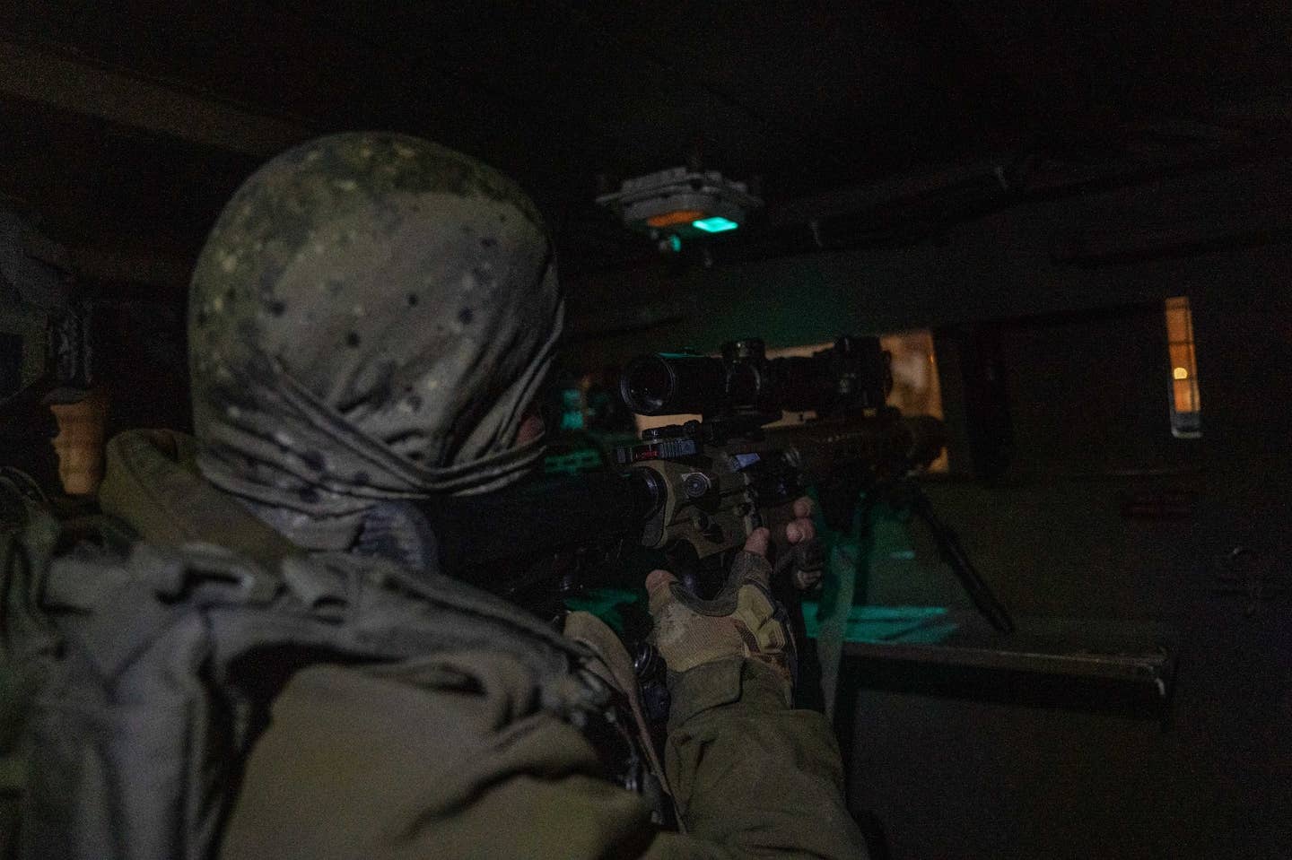A photo taken during the February raid in Nablus. <em>Credit: IDF</em>