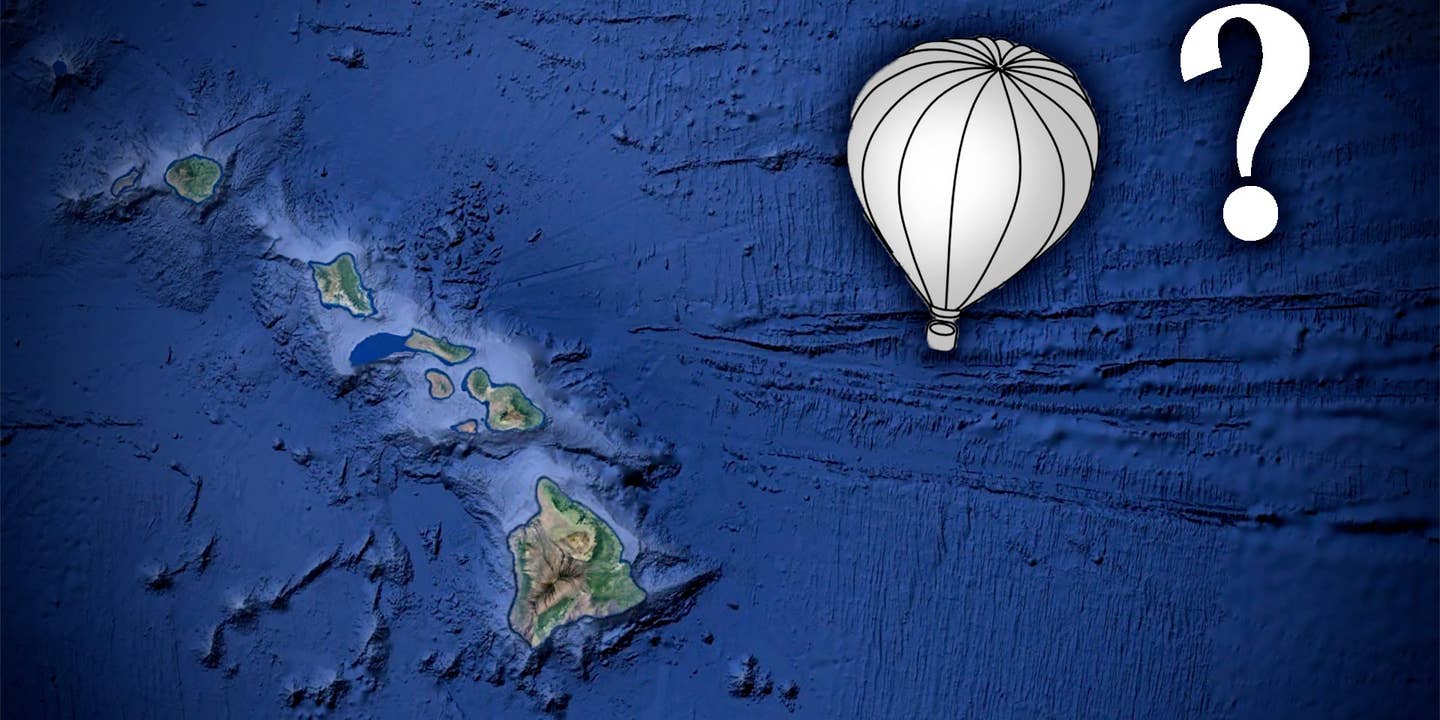Pilots Advised Of Large White High-Altitude Balloon East Of Hawaii (Updated)