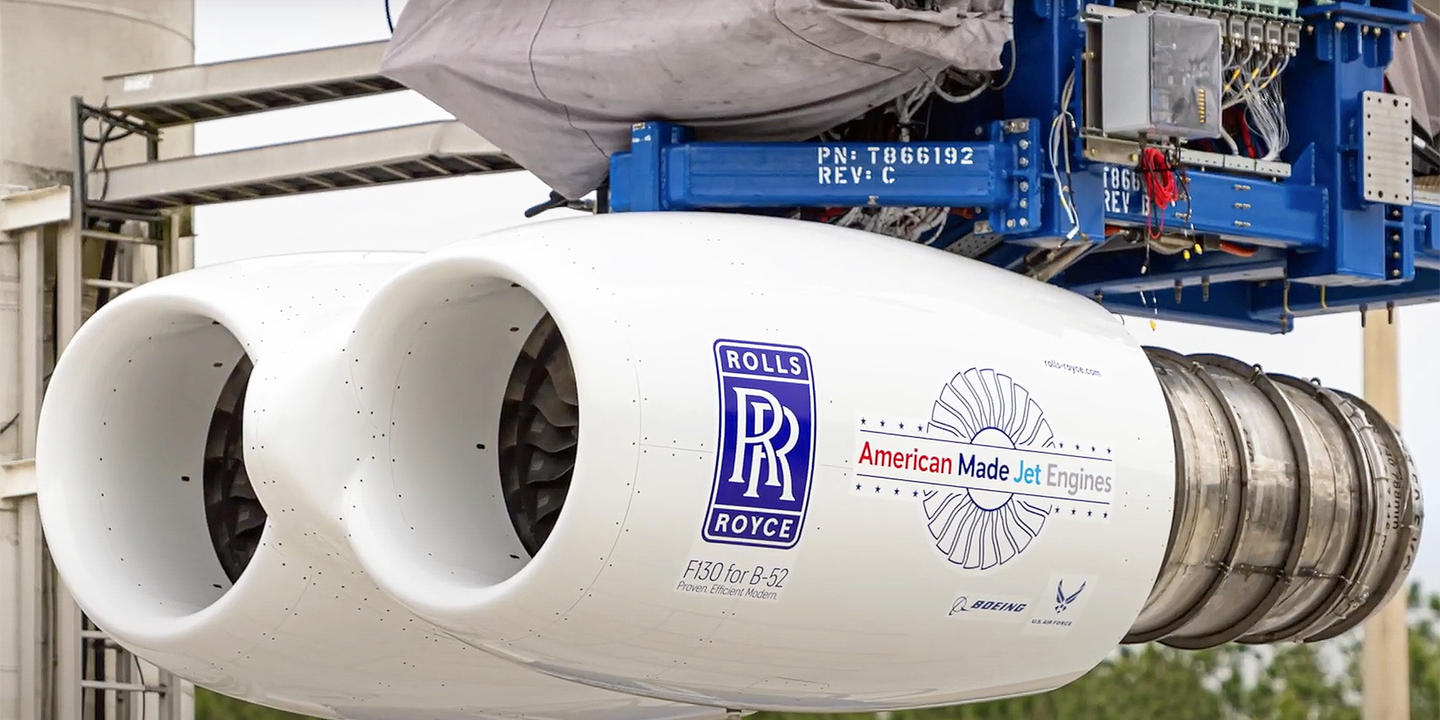 Rolls-Royce testing new F130 engines for B-52 CERP