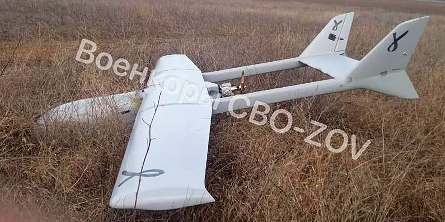 Long-range improvised commercial kamikaze drone seen in Ukraine