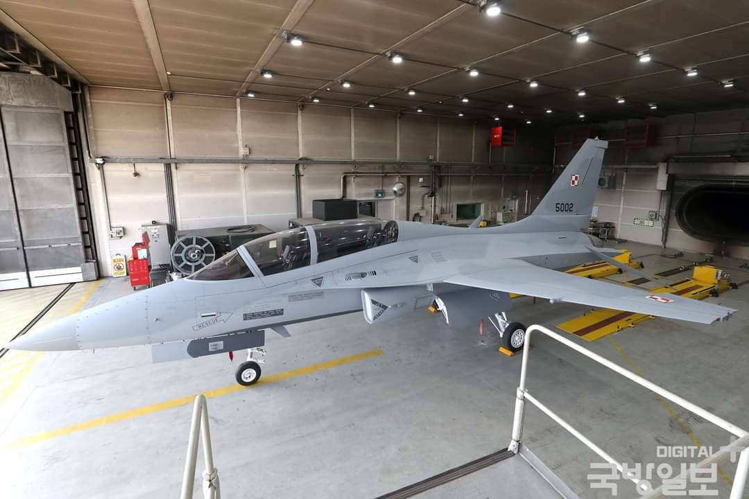One of the photos of the Polish FA-50GF light fighters shared by Korean Aerospace Industries. <em>Credit: KAI</em>