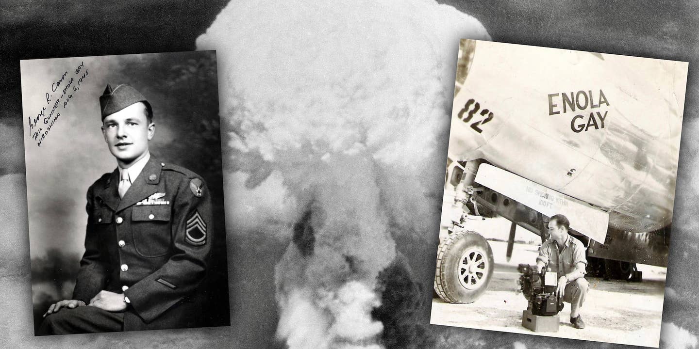 Atomic blast mushroom cloud, 1945