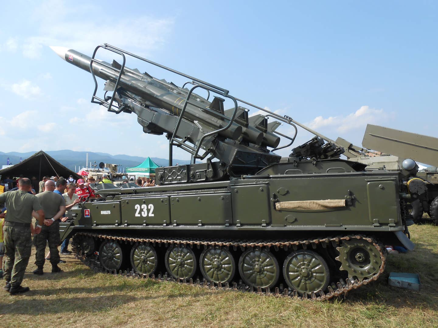 A Slovakian 2K12M2 Kub-M2 surface-to-air missile system. <em>Andrej-airliner/Wikimedia Commons</em>