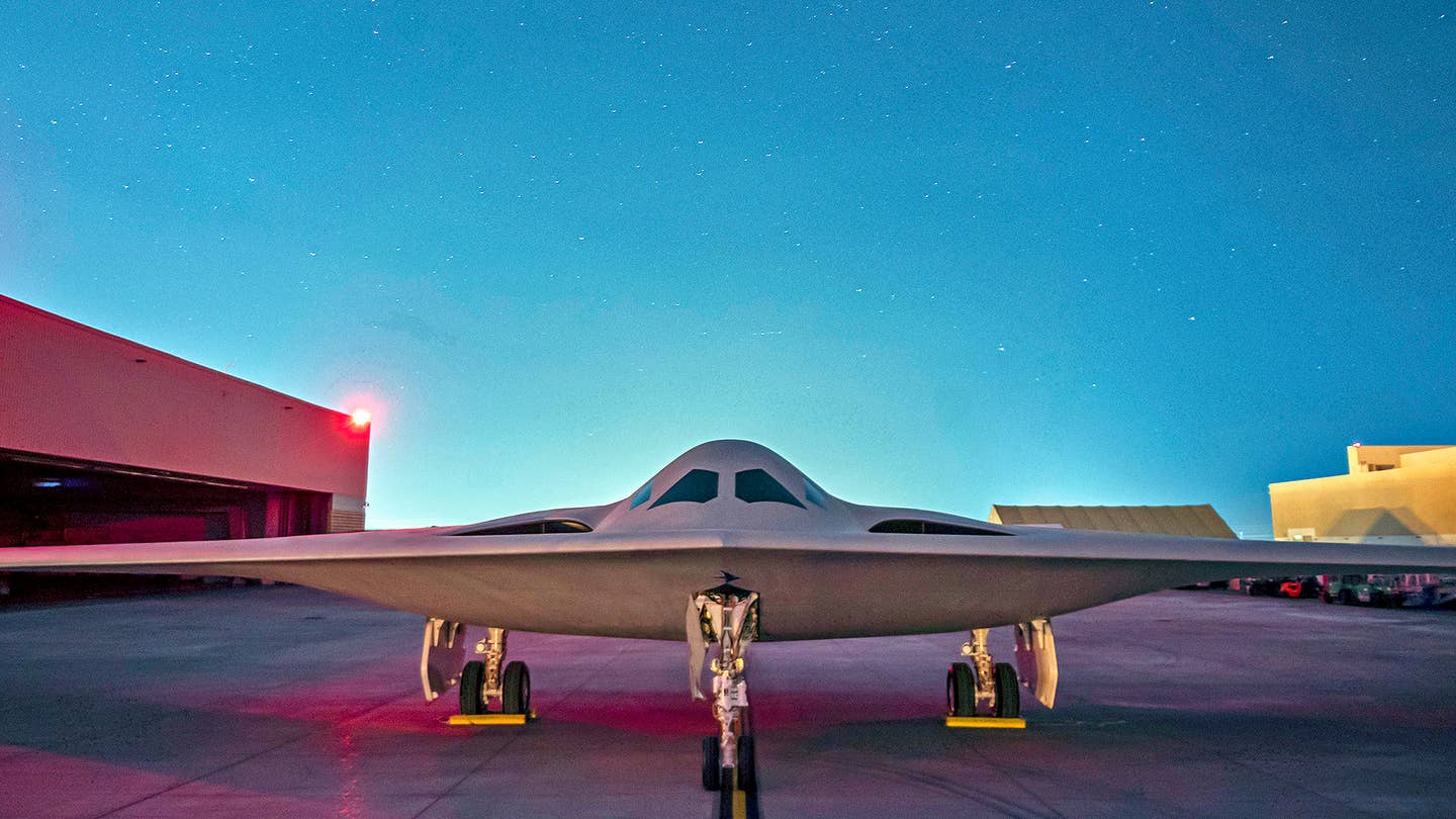 The B-21 Raider was unveiled to the public at a ceremony on December 2, 2022, in Palmdale, Calif. <em>Credit: U.S. Air Force photo</em>