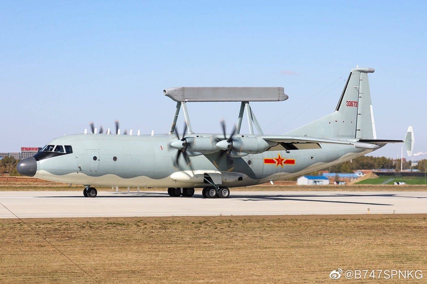 A KJ-200A operated by the 26th Division, PLAAF. <em>B747SPNKG/via Chinese internet</em>