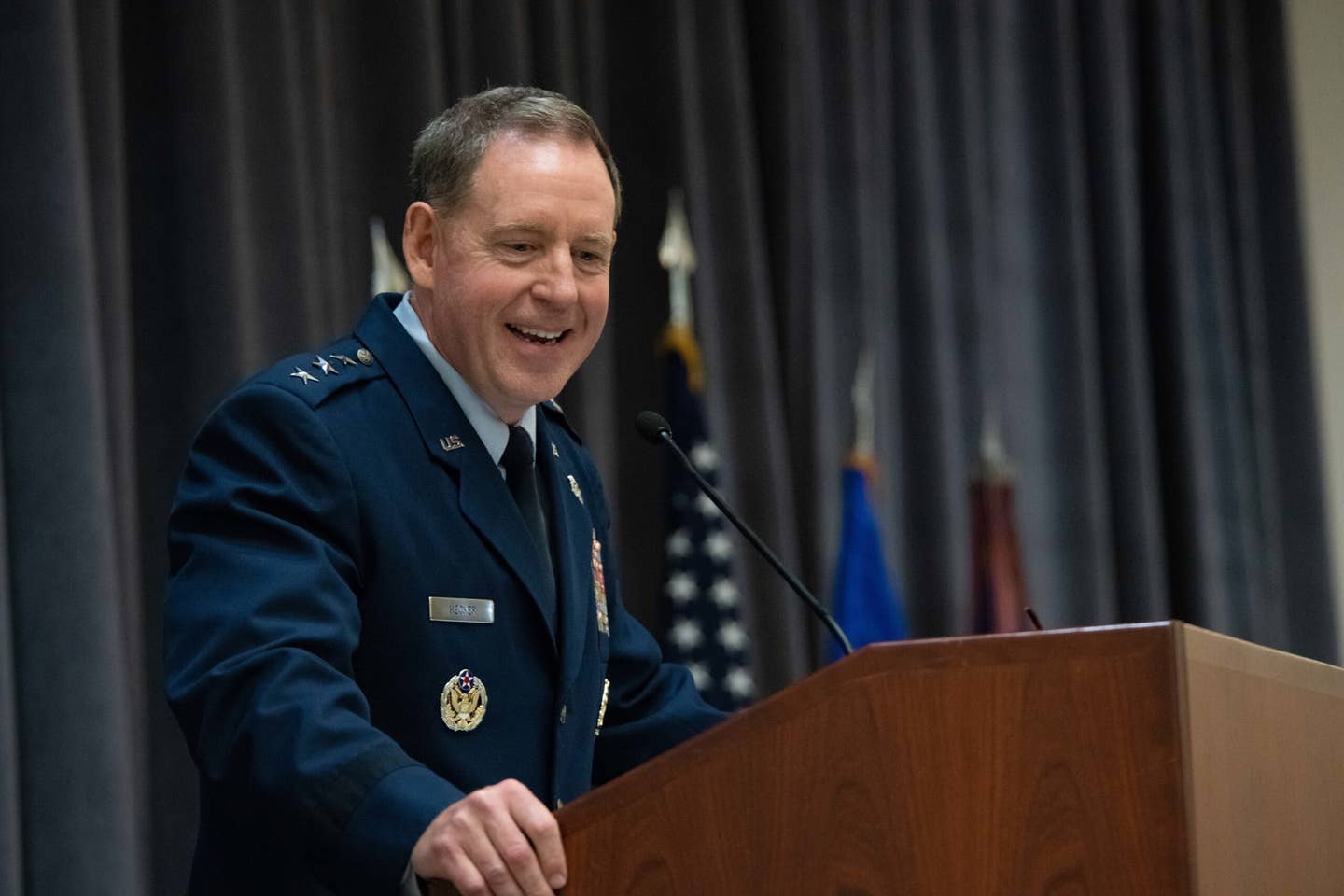 Lt. Gen. James B. Hecker, head of U.S. Air Forces in Europe (USAFE), NATO’s Allied Air Command, and U.S. Air Forces Africa (AFAFRICA). <em>U.S. Air Force photo by Melanie Rodgers Cox</em>