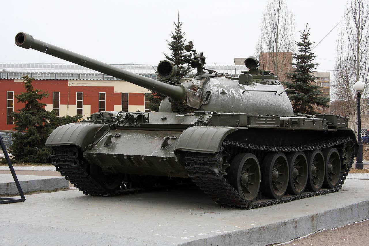 A picture of a T-54 tank now on display in Russia. <em>Vitaly Kuzmin</em>