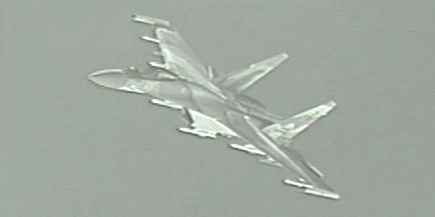 Russian Su-35 Encounters Over Syria Seen In Newly Declassified Videos