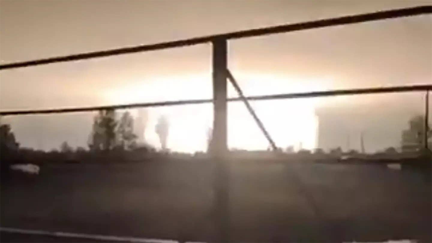 The city of Pavlograd was struck by a Russian missile attack.
