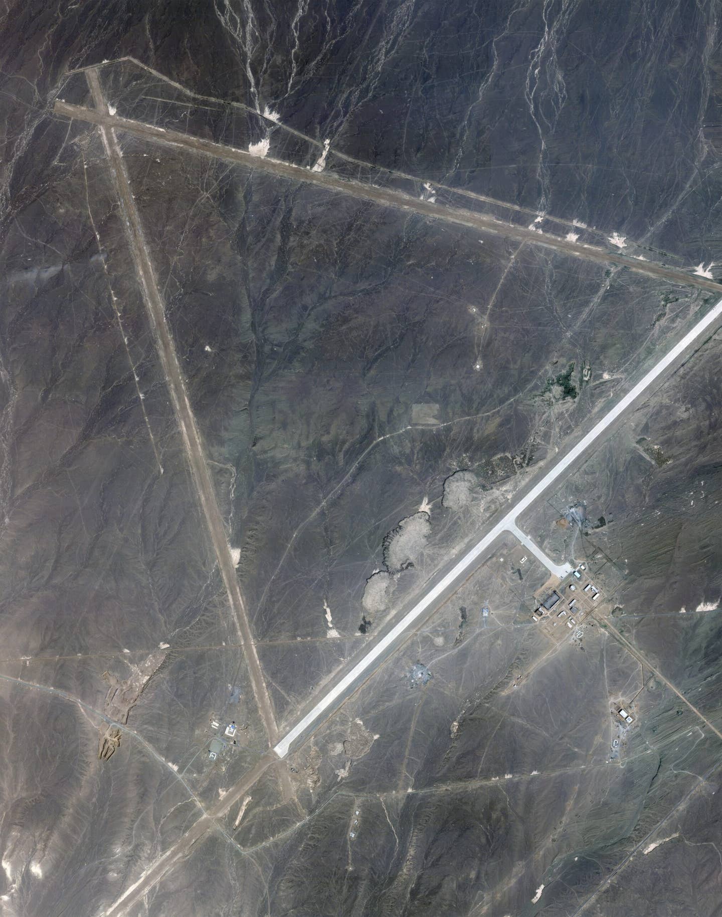 The mysterious massive runway near Lop Nor that may have been used to recover the spaceplane after its latest mission, seen in a satellite image dated May 1, 2022.&nbsp;<em>PHOTO © 2022 PLANET LABS INC. ALL RIGHTS RESERVED. REPRINTED BY PERMISSION</em>