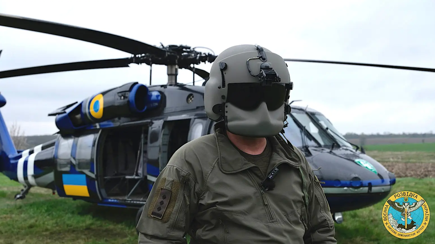 The UH-60A operated by the GRU. <em>Ukrainian Main Directorate of Intelligence</em>