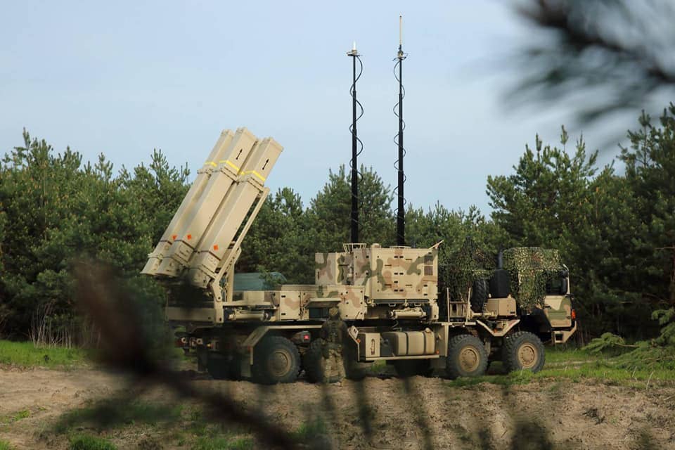 An IRIS-T SLM launcher somewhere in Ukraine. <em>General Staff of the Armed Forces of Ukraine</em>
