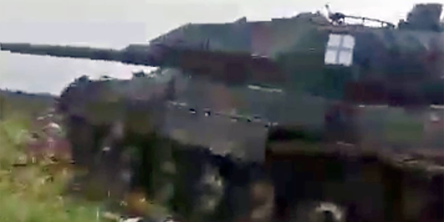 Leopard tank Ukraine Russia