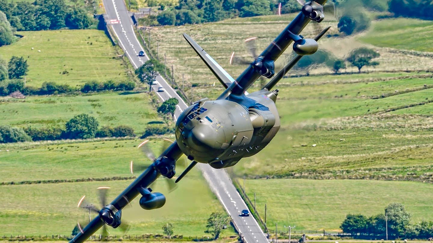 C-130J flypast over Britain