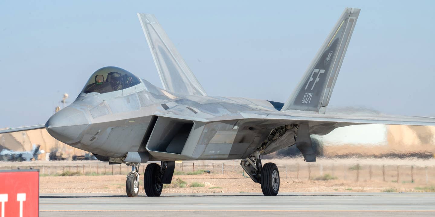 F-22s deploy to Middle East amid tensions with Russia in Syria.