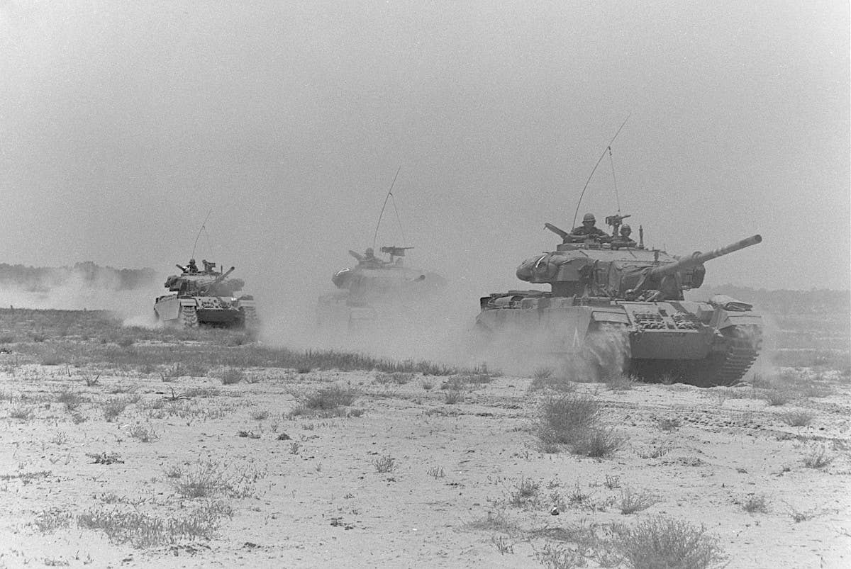 British-made Centurion tanks in IDF service in 1967. <em>IDF</em>