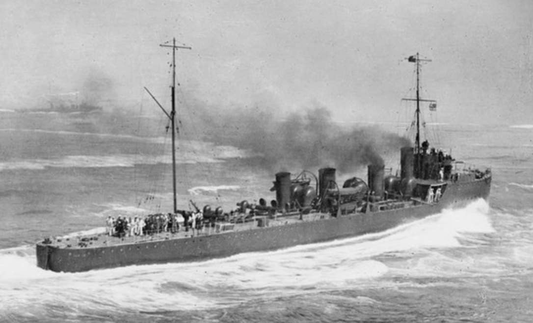 HMS <em>Nubian</em> in 1909. <em>Unknown author</em>