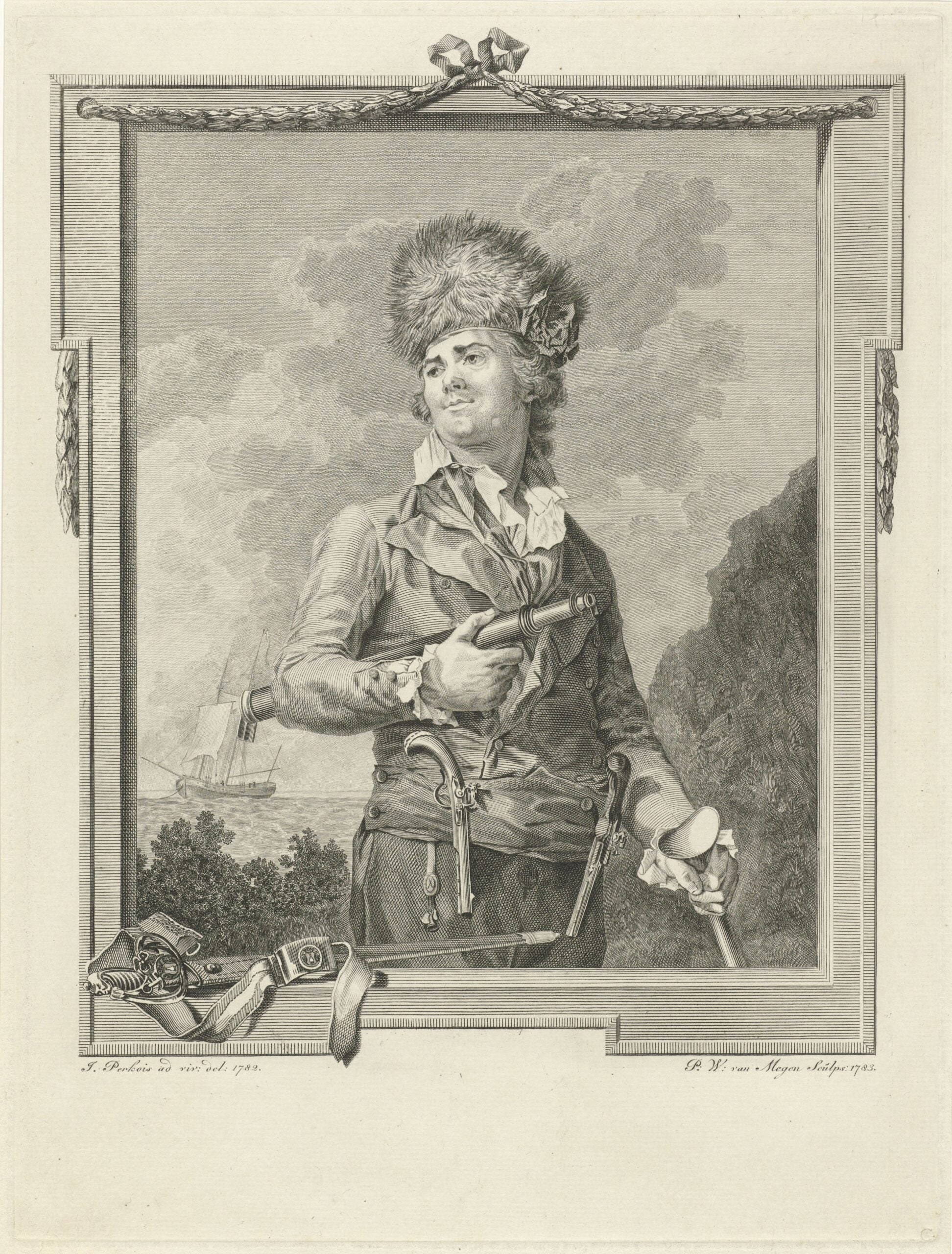 Portrait of Pierre le Turcq, Pieter Willem van Megen, 1783. (Photo by Sepia Times/Universal Images Group via Getty Images)