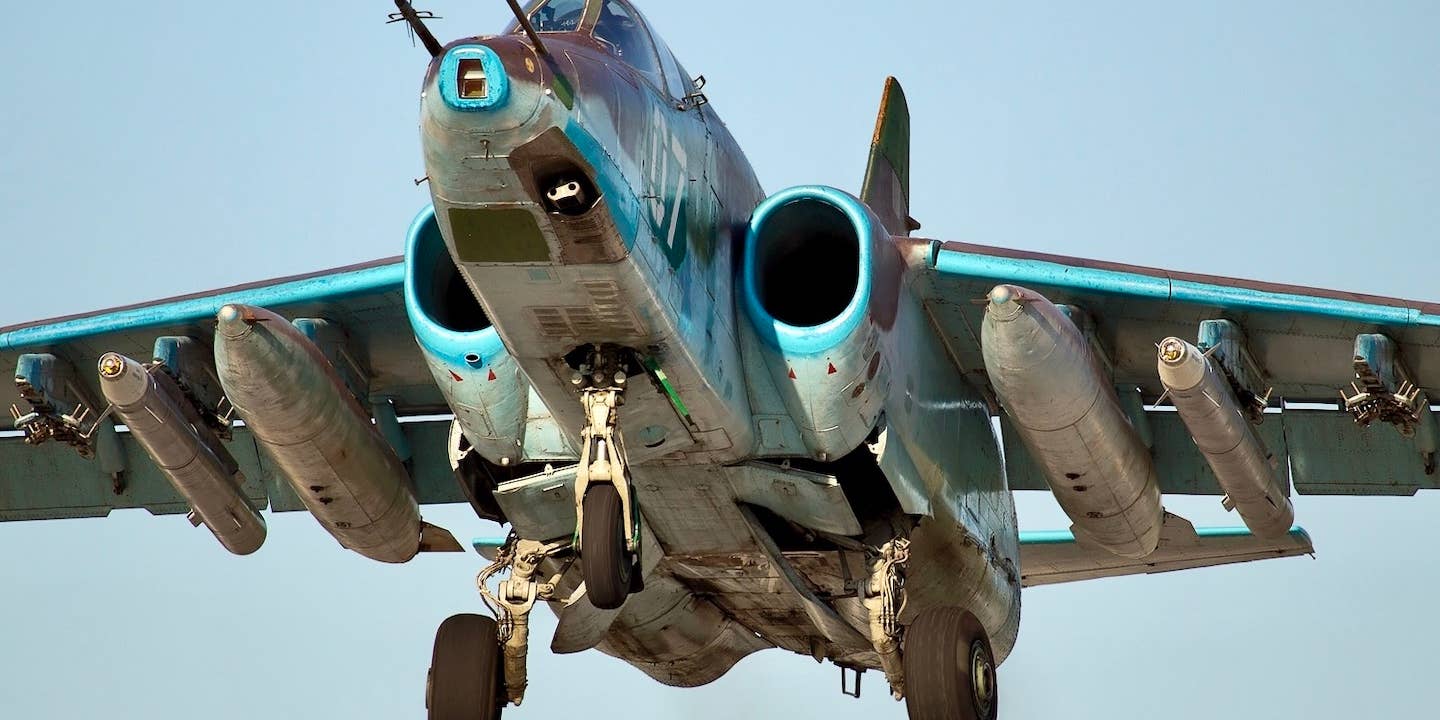 Sukhoi Su-25 in flight