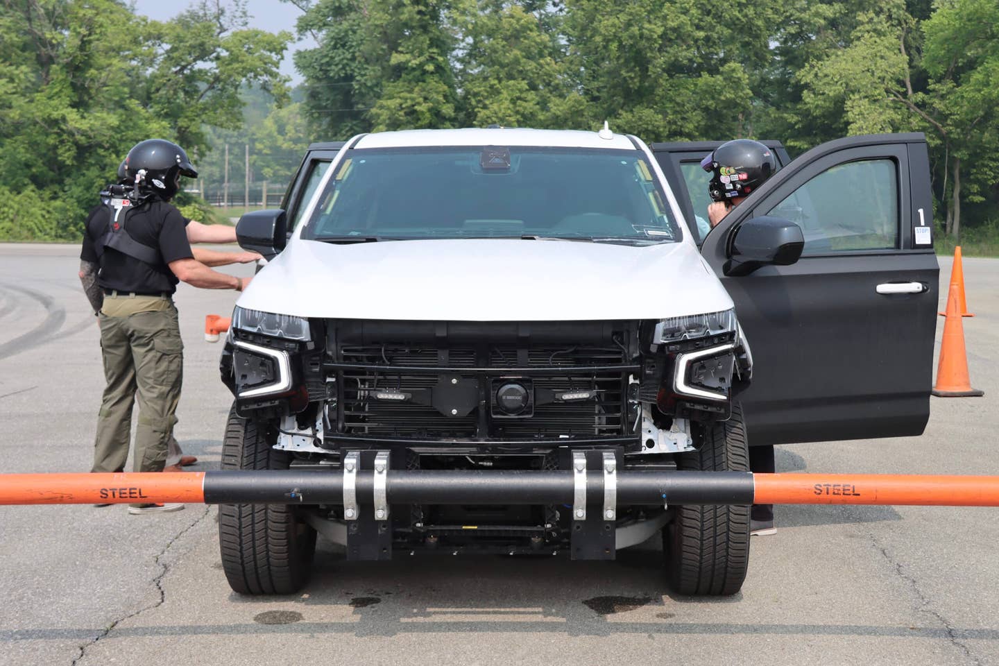 Prototype HD SUV test driven by DSS officials on June 29. <em>Department of State</em>