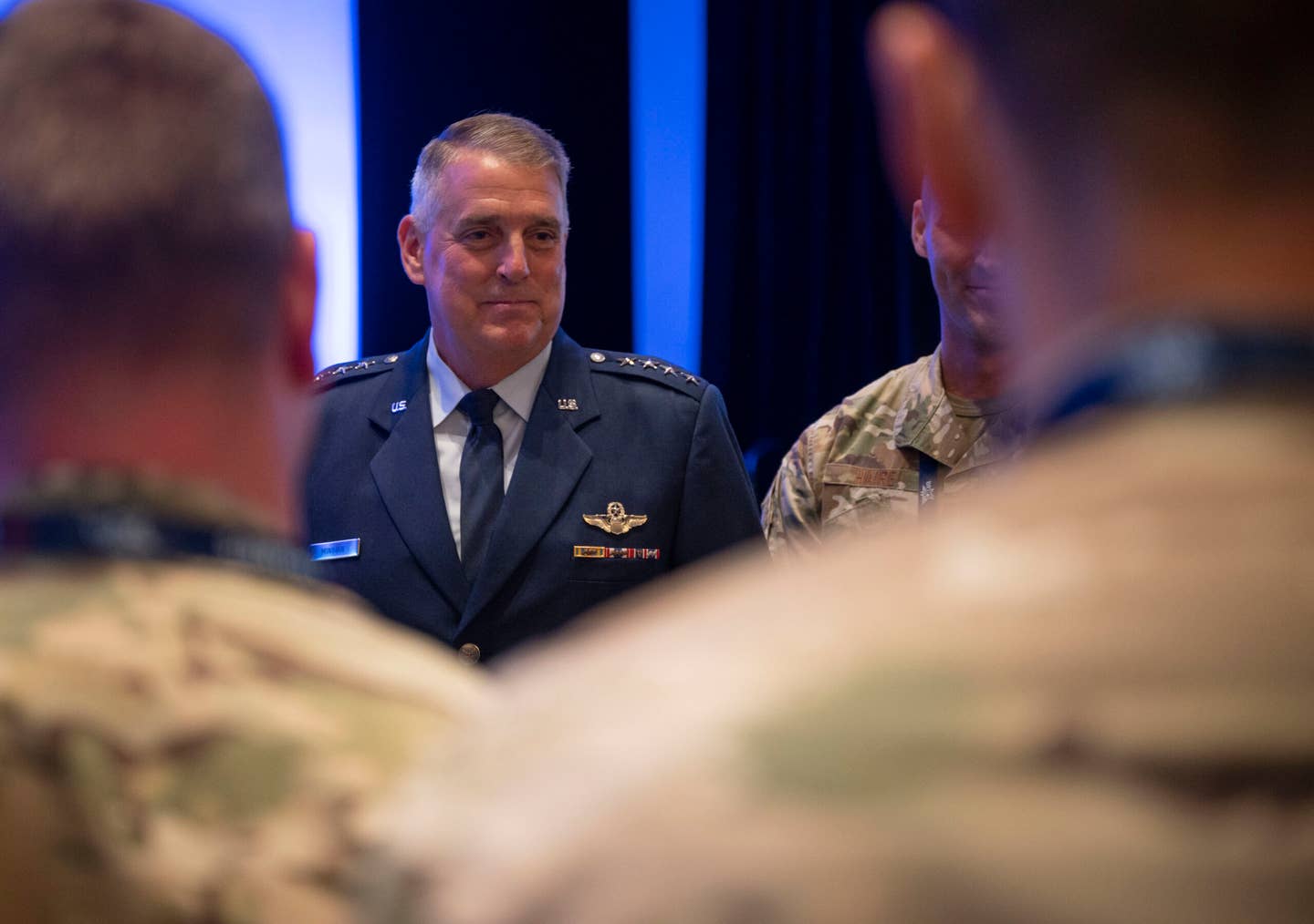 Gen. Mike Minihan, commander of Air Mobility Command. <em>U.S. Air Force photo by Tech. Sgt. Zachary Boyer</em>
