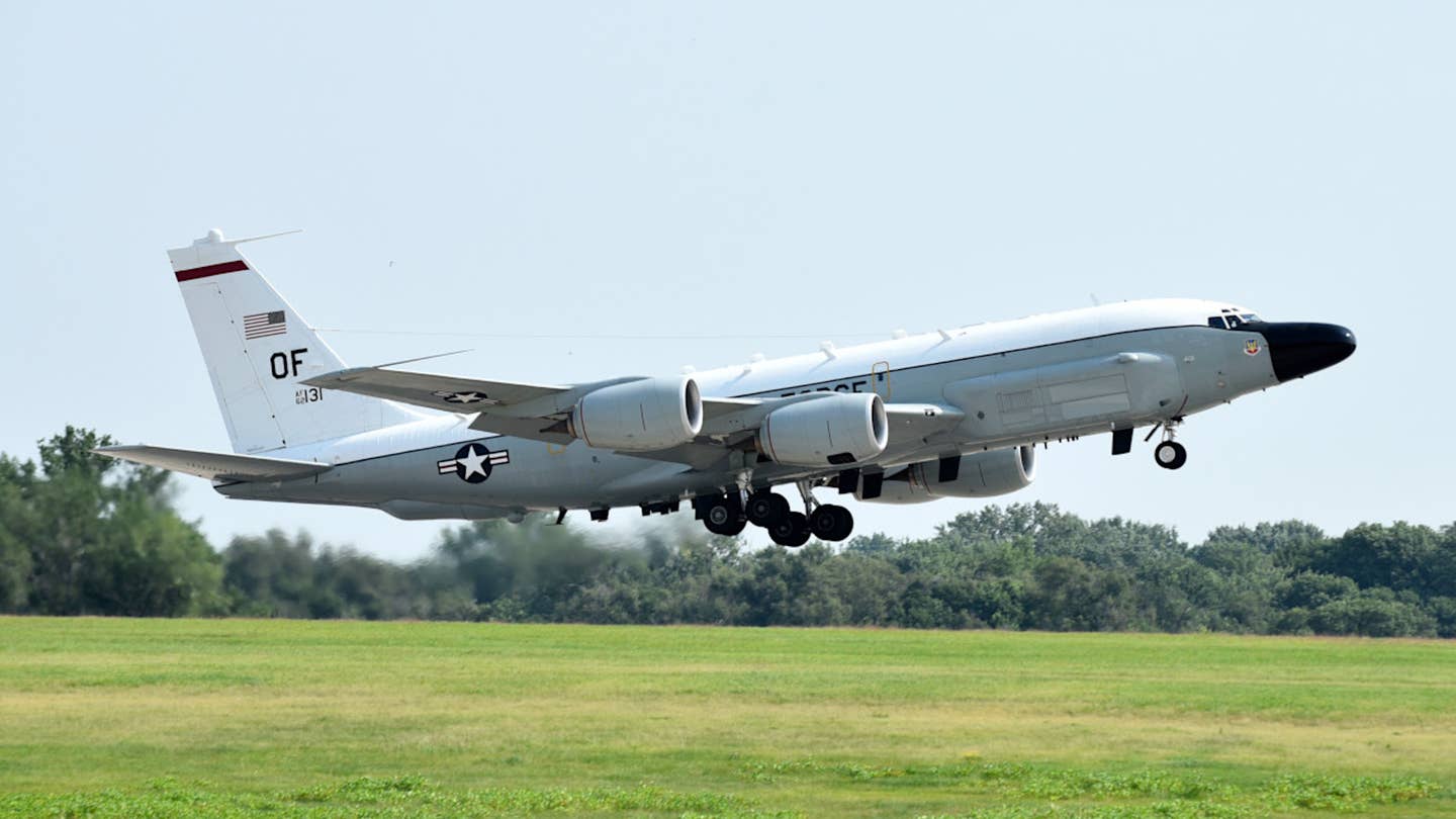 An RC-135V/W Rivet Joint aircraft. <em>USAF</em>