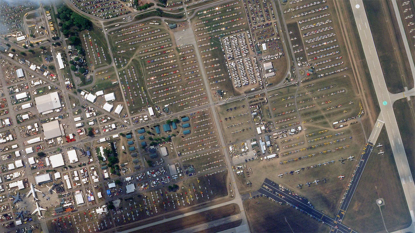 Oshkosh Airventure satellite image 2023