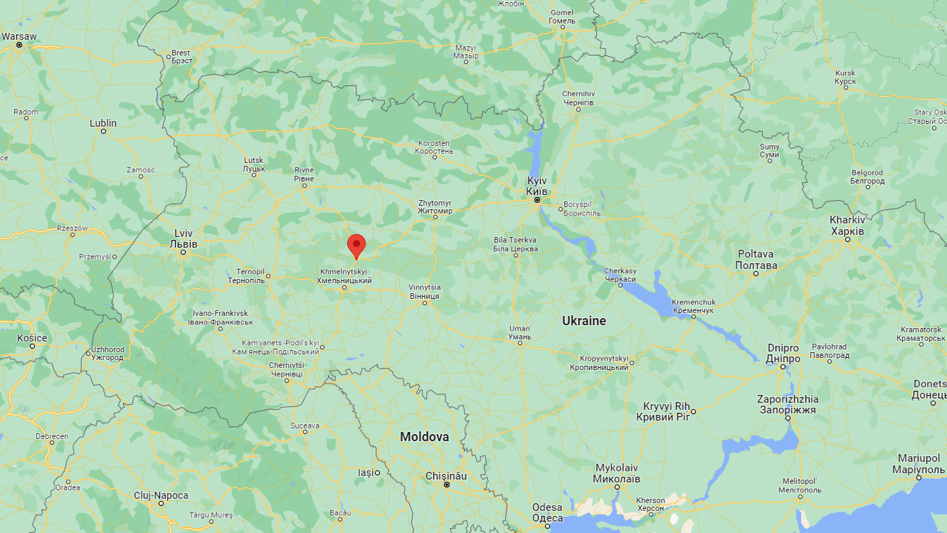 Starokostiantyniv, Ukraine (via Google Maps)