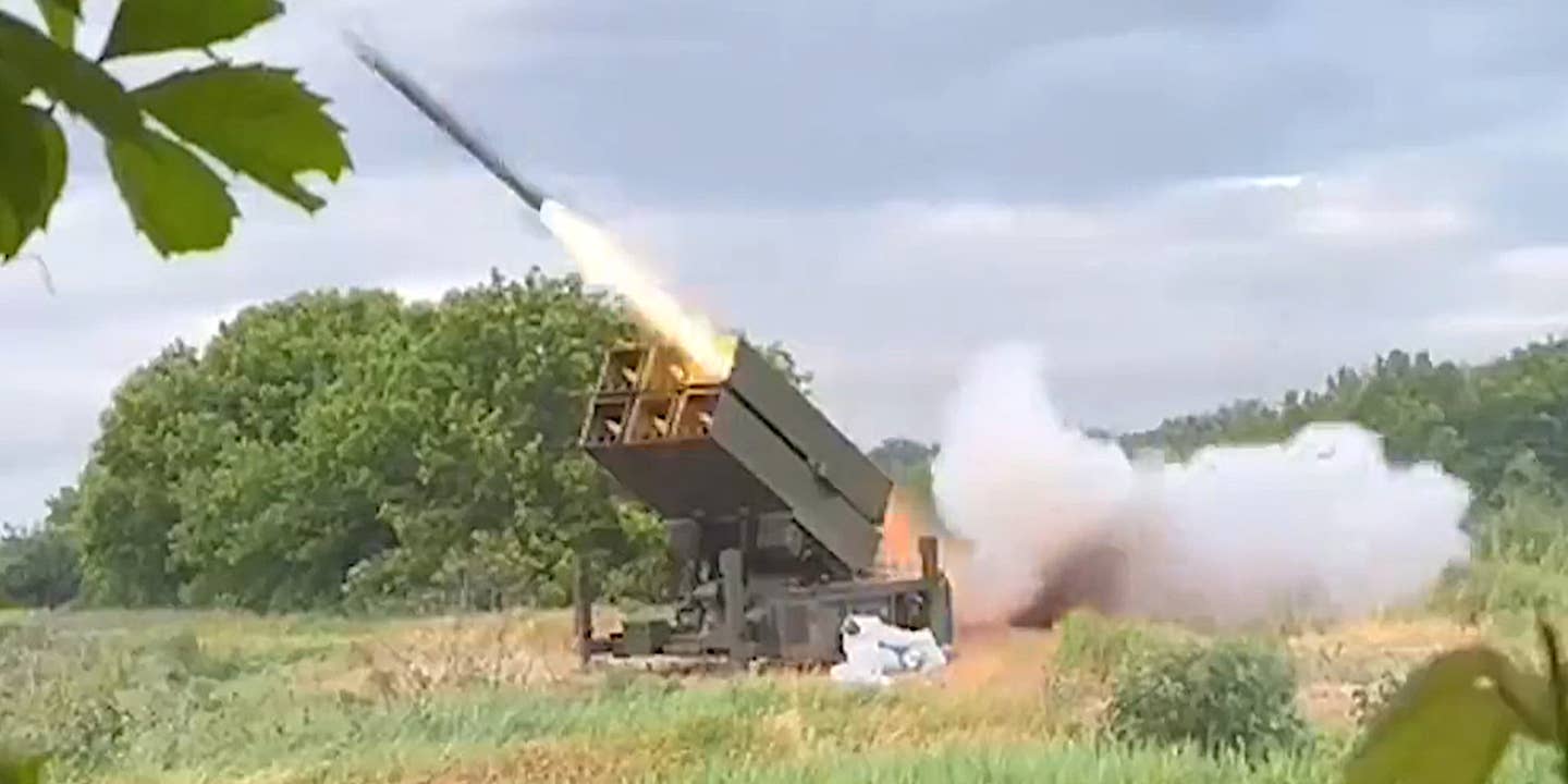 A new Ukrainian Air Force video has prompted speculation about whether the country may be using a previously undisclosed type of missile with its National Advanced Surface-to-Air Missile Systems.