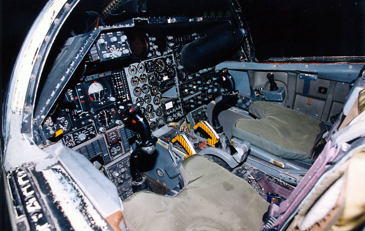 F-111A cockpit at the National Museum of the United States Air Force. <em>U.S. Air Force photo</em>