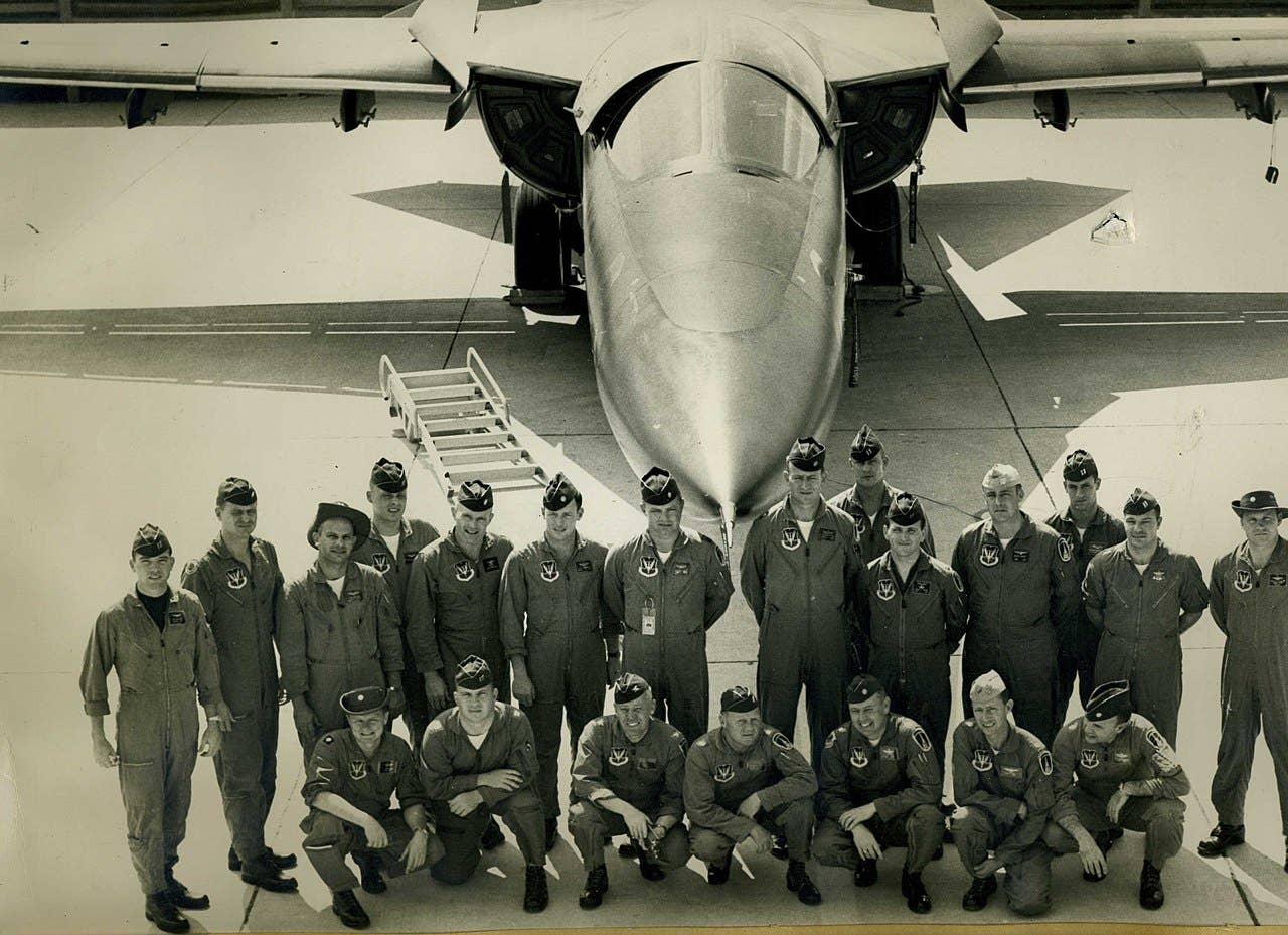 Nellis AFB pilots pictures at Takhli RTAFB, 1968. <em>U.S. Air Force</em>