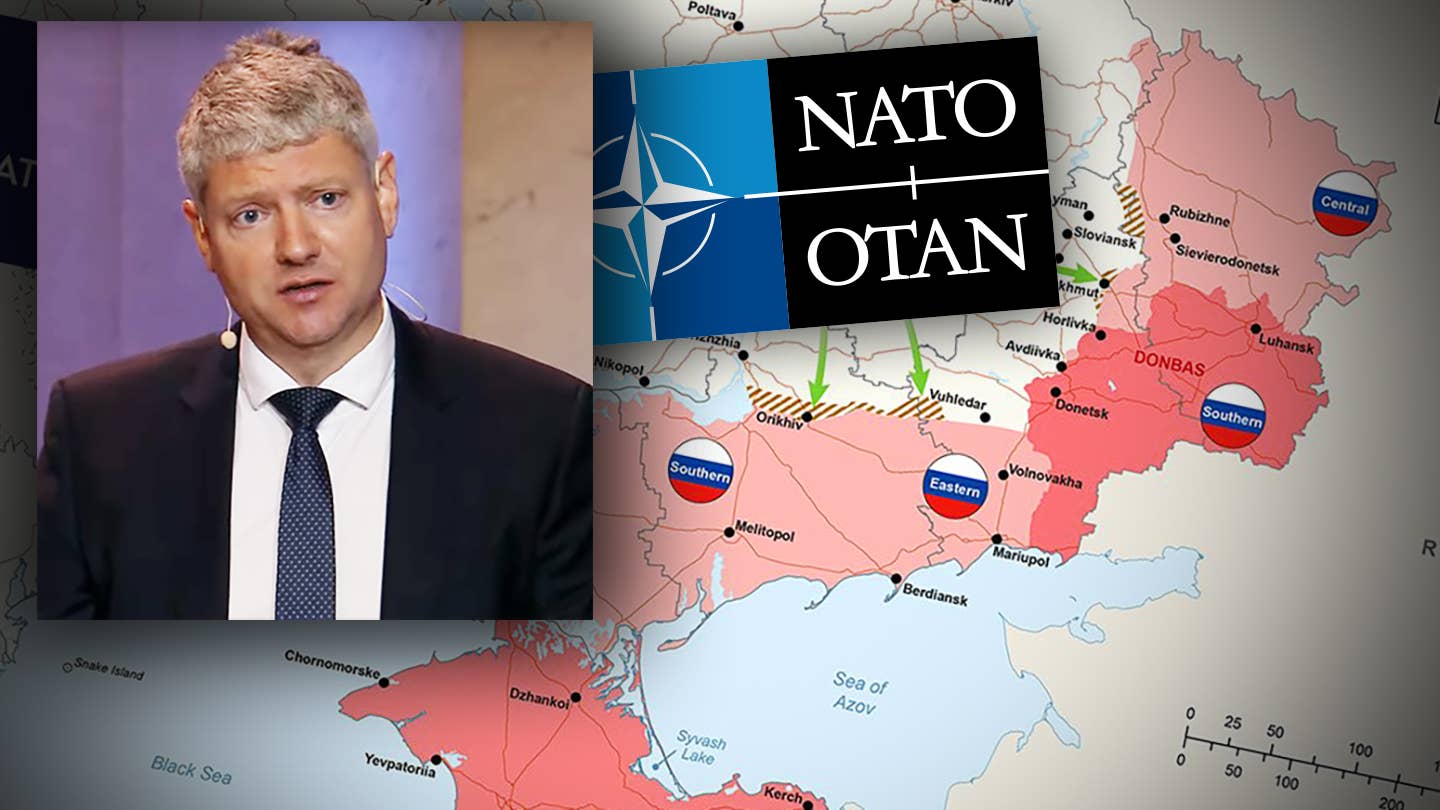 A NATO official has suggested Ukraine swap territory for membership.