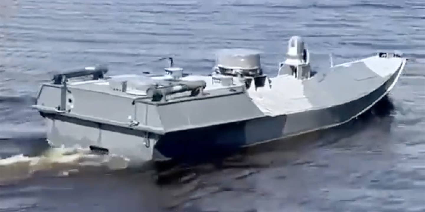 Ukraine Drone Boat Bridge Attack