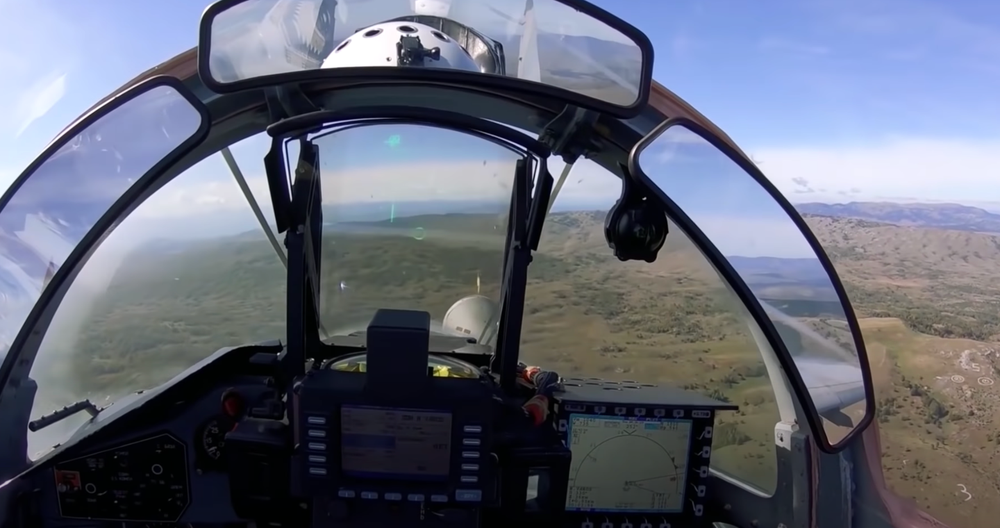 View from the cockpit of a Serbian MiG-29.&nbsp;<em>SERBIAN MINISTRY OF DEFENSE</em>