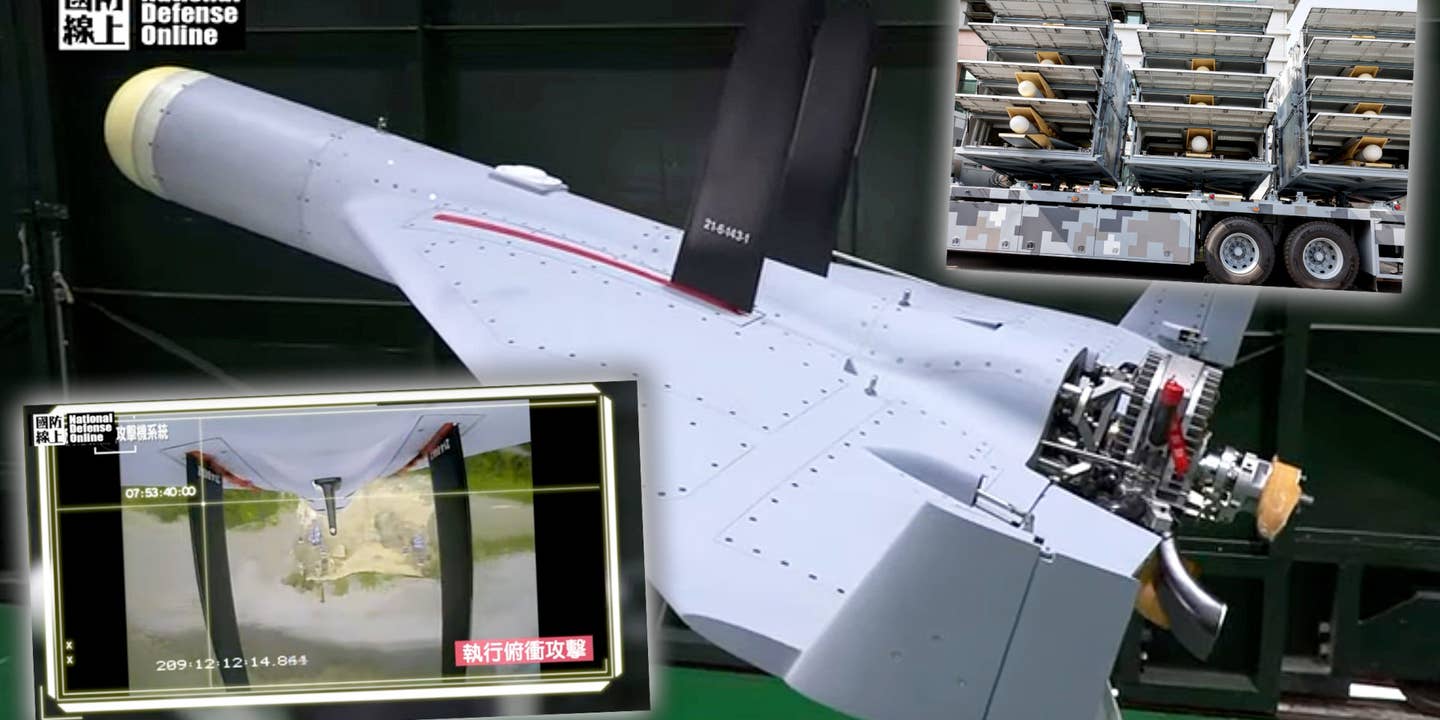 Rare Look At Taiwan’s Chien Hsiang Kamikaze Drone In Action