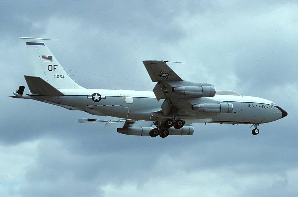 EC-135 command post aircraft, 1997. <em>U.S. Air Force</em>