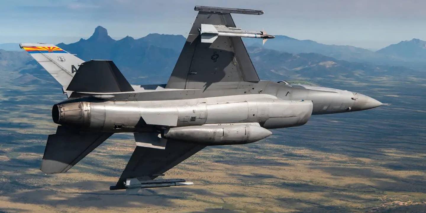 A U.S. Air Force F-16 shot down a Turkish drone over Syria, a U.S. official tells The War Zone.
